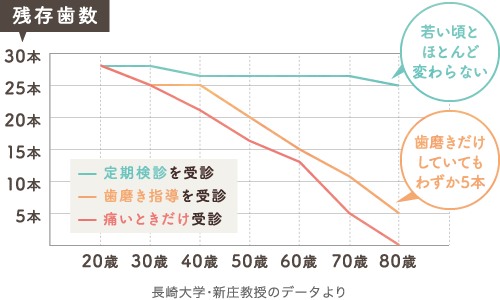 残存歯数